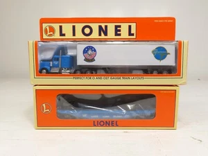 Lionel 6-52144 1998 NLOE Long Island Flachwagen mit Grumman Traktor Anhänger Neu in OVP - Bild 1 von 3
