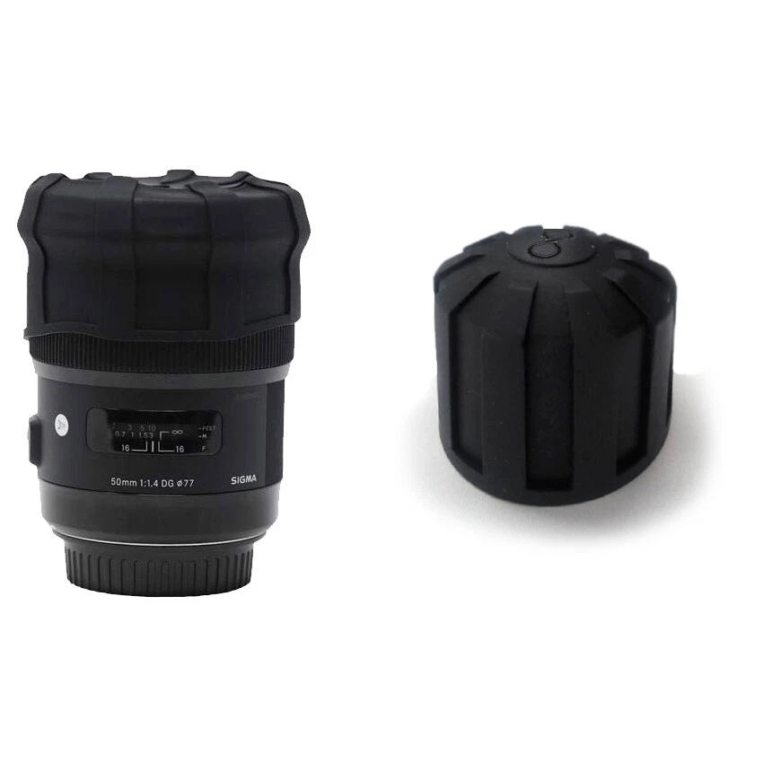 Silicone Universal Lens Cap for 60-110mm Lenses | Specially Domed Extra Thick - Image 1 of 1