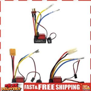 60A Brushed ESC for 1/10 1/12 RC Boat HSP Car RC Car for Axial Scx10 VS QuicRun - Picture 1 of 14