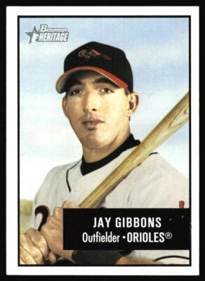 2003 Bowman Heritage Jay Gibbons #29 Baltimore Orioles - Image 1 of 2