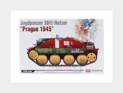 1:35 ACADEMY Krupp Tank Jagdpanzer 38T Hetzer Prague 1945 Kit AC13277 - Immagine 1 di 2