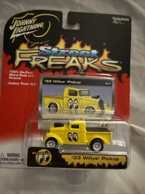 Johnny Lightning Street Freaks '33 Willys Pickup MOONEYES White Lightning - Image 1 of 3