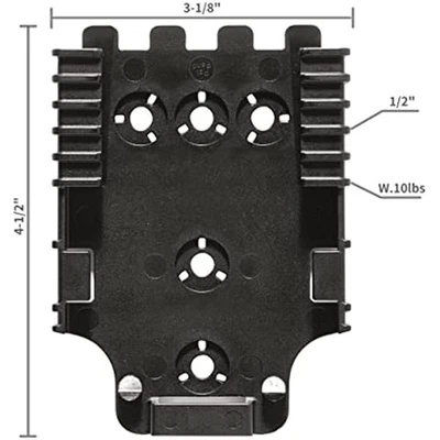 Fit Safariland Duty Holster Quick Locking System Kit with 2 QLS-19 & 2 QLS-22 * - Image 1 of 4