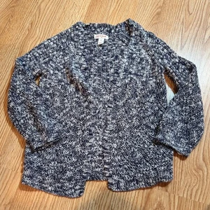 Cat & Jack Kids Cardigan Sweater, Knitwear, Blue & White, Size 4T - Picture 1 of 3