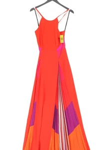 Karen Millen Women's Maxi Dress UK 14 Red Polyester with Elastane, Silk Maxi - Picture 1 of 6