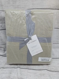 The Citizenry Stonewashed 100% Flax Linen Full/Queen Duvet Cover Sage - Picture 1 of 9