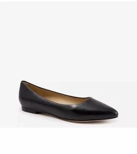 Trotters Estee Women's Slip On US 12 W Black Leather Flats Workwear Professional - Picture 1 of 12