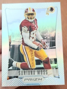 SANTANA MOSS 2012 PRIZM FOOTBALL SILVER PRIZMS REFRACTOR RARE!! - Picture 1 of 4