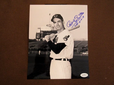 FOTO DE COLECCIÓN FIRMADA AUTO ROCKY COLAVITO 4 HORAS 6-10-59 TIGRES INDIOS YANKEES JSA Foto 1 de 3