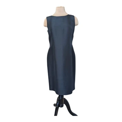 Talbots Pure Silk Sleeveless Black Sheath Dress Women's Size 6P Petite Formal  - Image 1 of 4