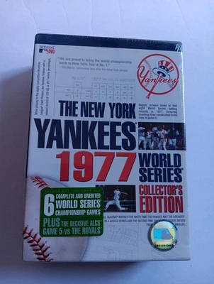 New York Yankees 1977 World Series Collectors Edition DVD, 2007, 7-Disc Set NEW - Image 1 of 3