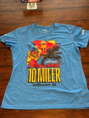 2025 runDisney Springtime Surprise - 10 Miler Shirt, Small - Image 1 of 4