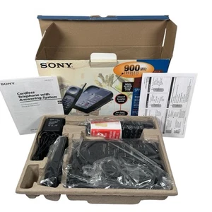 Vintage SONY Telefon bezprzewodowy Cyfrowy system sekretarki SPP-A940 Sprawdzony działa - Zdjęcie 1 z 7