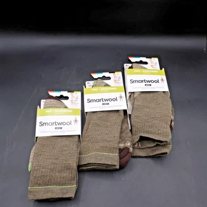 SmartWool HIKE Targeted Cushion Unisex Crew Socks Women's Large NWT - 3 PACK - Picture 1 of 8