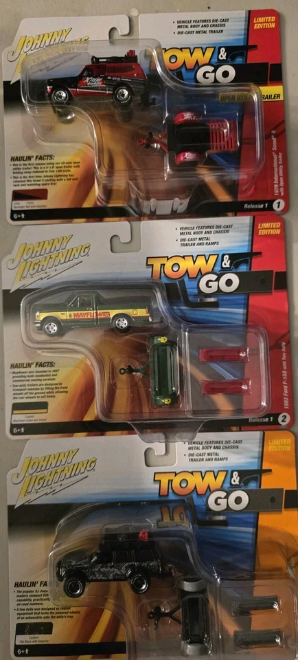 Jeep Cherokee XJ с буксировкой Dolly. Mayflower W/tow And Go Dolly. Международный спорт  - Изображение 1 из 3