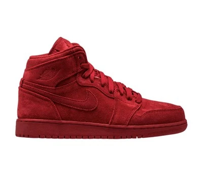 NEW Jordan 1 High BG Red Suede Retro Gym Red RARE 705300-603 Size 5 - 6.5 - Image 1 of 4