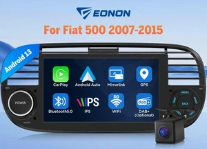 Für Fiat 500 2007-2015 Eonon FIAX6 Android 13 Autoradio 7" IPS GPS Navi CarPlay - Bild 1 von 20