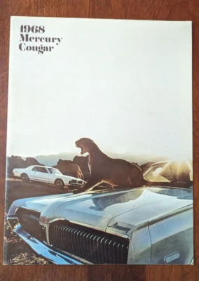 1968 MERCURY COUGAR- XR-7-GT-GT.E SALES BROCHURE Foto 1 de 4
