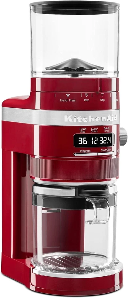 KitchenAid KCG8433ER Burr Coffee Grinder - Red