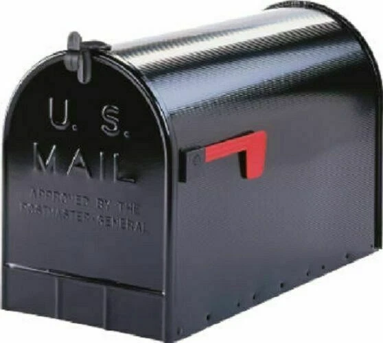 Gibraltar ST200B00 Stanley Post Mount Mailbox - Black