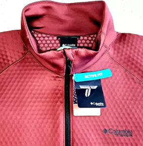 NEW COLUMBIA, MENS SIZE XXL, CRYSTAL LEAF OMNI-HEAT HELIX FZ JACKET-MSRP $110.00 - Picture 1 of 24