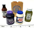 Miniature Dollhouse lot, Kitchen Food Grocery Condiment