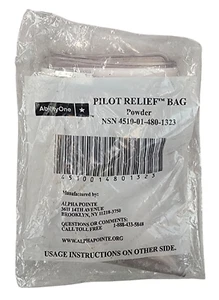 New Pilot Relief Bag with Powder *mocinc.1982* - Picture 1 of 2