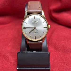 Reloj Pulsera Vintage Lunette & Carrure Placa Ref 423212-L Dogma Prima 35mm - Imagen 1 de 5