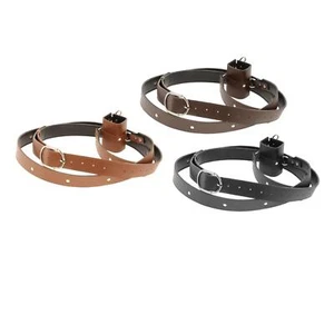 Medieval Belt Rapier Scabbard Holder Cosplay Leather Strap - Picture 1 of 22