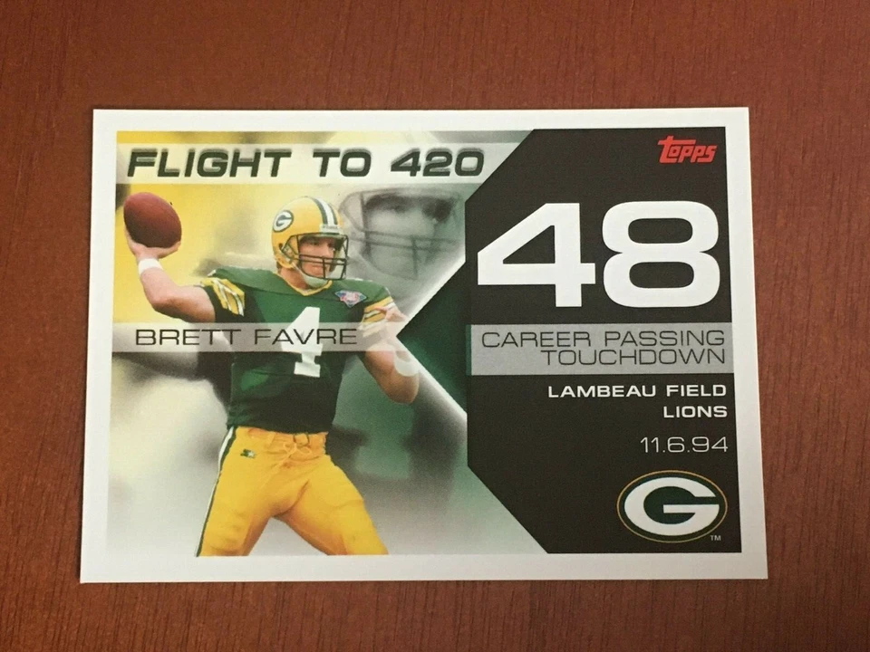 Brett Favre 2007 Topps Brett Favre Collection #BF-48 Green Bay Packers - Image 1 of 2