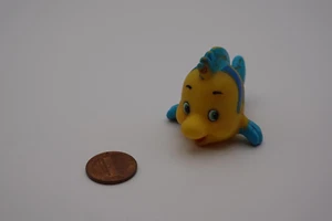 Vintage Flunder Fisch Badespielzeug Disney Pixar Little Mermaid - Bild 1 von 4