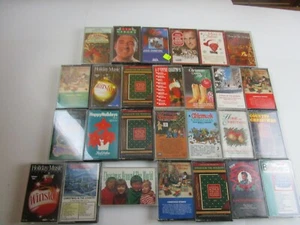Christmas Music   HUGE LOT    6 NEW   + 20  USED Cassette Tapes  jyc 20 - Picture 1 of 4