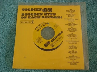 SEALED 1973 THREE DOG NIGHT "BLACK & WHITE" MINT POP ROCK 45 VINYL RECORD - Image 1 of 2