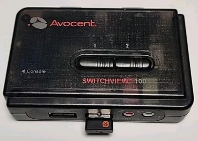 Avocent Switchview 100 2 Port USB KVM Switch model 2SV120BND1 Free Shipping  - Image 1 of 4
