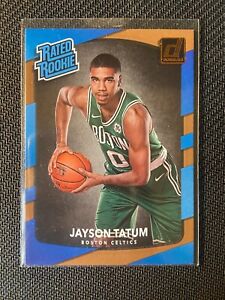 2017-18 Donruss Jayson Tatum Rated Rookie Card RC #198 Celtics
