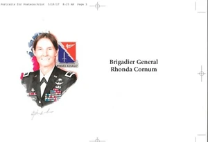 Brenda Cornum Signed 2017 Gathering of Eagles Proof Portrait Print 12x18 - Picture 1 of 1