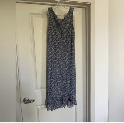 Vestido Donna Ricco Sin Mangas Vaina Volantes Dobladillo Talla 12 Foto 1 de 2