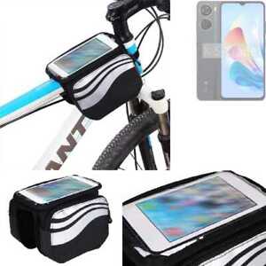 For ZTE Blade V40 Design bike frame bag bicycle mount smartphone holder top tube