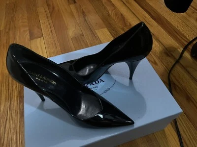 Saint Laurent Paris 95 Patent Leather Pumps - Image 1 of 4