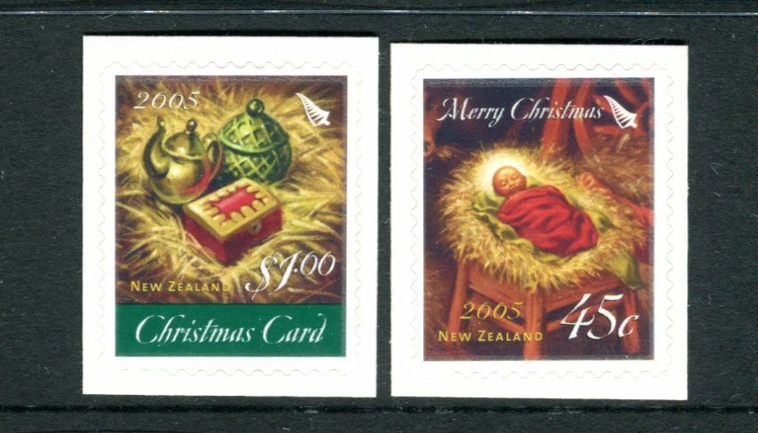 2005 New Zealand - Christmas MUH Set of 2 Self Adhesive Stamps - image 1 of 1