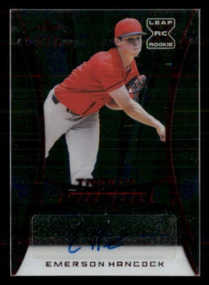 2020 Leaf Trinity Clear AUTO Red #CAEH2 Emerson Hancock /15 - Image 1 of 2