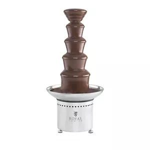 Royal Catering Schokoladenbrunnen Maschine geschmolzen 5 Stufen 6 kg 250 W - Bild 1 von 5