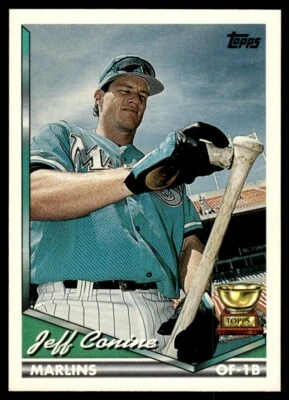 1994 Topps #466 Jeff Conine Florida Marlins - Image 1 of 2