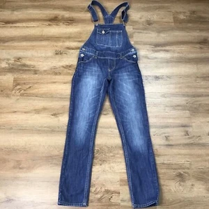 Overalls Levi’s Strauss Youth Size 12 Denim Jean Classic Bib Dark Blue Regular - Picture 1 of 12