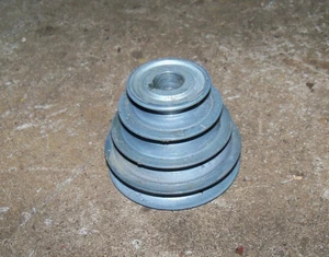 Vintage 14" Delta Rockwell Bandsäge 4 Schritt Motor Riemenscheibe, 718, 5/8" Bohrung - Bild 1 von 2