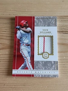2018 Panini Cornerstones Reserve Materials Nick Williams Jersey #96/99 - Bild 1 von 2