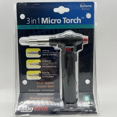 NEW Mag-Torch Butane Tabletop Micro Torch MT780 Microsoplete Trigger Start - Image 1 of 2