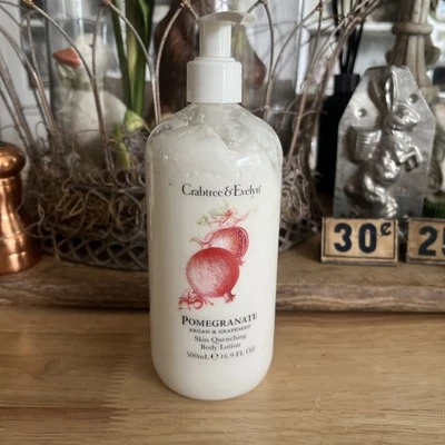 Crabtree & Evelyn POMEGRANATE Revitalising Body Lotion 16.9 fl oz / 500 ml - Image 1 of 2