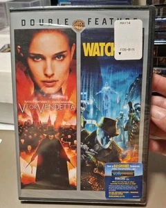 V For Vendetta & Watchmen Double Feature (DVD, 2012, 2-Disc Set) New - Picture 1 of 1