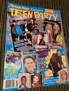 Vintage RARE Dream Guys Mag Teen Party Collector Issue No 10 1991 NKOTB Wahlberg - Picture 1 of 24